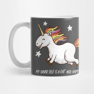 The fat and happy Unicorn Mug